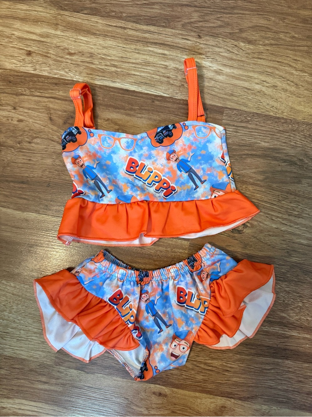 Blippi Toddler Girl Swimsuit Size 2T
